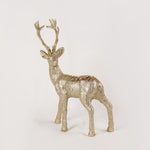 Load image into Gallery viewer, Gold reindeer 20cm x 28cm