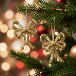 Load image into Gallery viewer, Champagne Loop Ribbon Bow