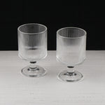 Load image into Gallery viewer, Striped Design Wine Glass
