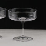 Load image into Gallery viewer, Striped Design Wine Glass (175Ml)