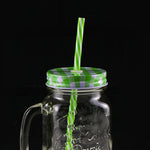 Load image into Gallery viewer, Mason Jar with Handle Straw