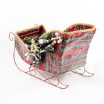 Load image into Gallery viewer, Cloth sleigh 36cm x 15cm x 22cm OTH107
