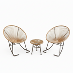 Load image into Gallery viewer, Brown Rocking Chair