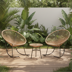 Load image into Gallery viewer, Brown Rocking Chair
