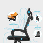 Load image into Gallery viewer, High Back Office Chair with Headrest - 5003