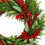 Load image into Gallery viewer, Winterberry Forest Wreath