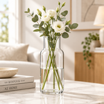 Load image into Gallery viewer, Clear Contour Bottle Vase