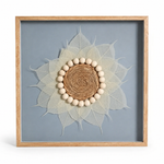 Load image into Gallery viewer, Beaded Lotus Wall Art
