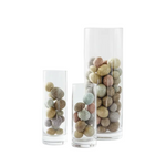 Load image into Gallery viewer, Clear Cylinder Glass Vase