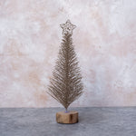 Load image into Gallery viewer, Plastic tree gold 30cm - MIN004