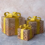 Load image into Gallery viewer, RG LED Gift Box R/Gold LED027