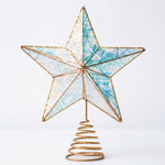 Load image into Gallery viewer, Golden Woven Star Topper