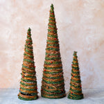 Load image into Gallery viewer, Rattan tree 3pc Set 40, 60, 80cm - MIN002