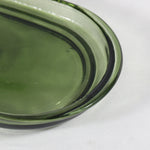 Load image into Gallery viewer, Green Glass Soap Dish