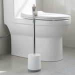 Load image into Gallery viewer, White Toilet Brush Holder Set