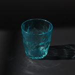 Load image into Gallery viewer, Ice Blue Drinking Glass