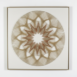 Load image into Gallery viewer, Neutral Radial Medallion Framed Art