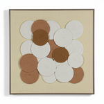 Load image into Gallery viewer, Terracotta Pebble Framed Art
