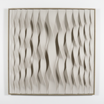 Load image into Gallery viewer, White Wave Relief Framed Art