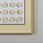 Load image into Gallery viewer, Neutral Disc Grid Framed Art