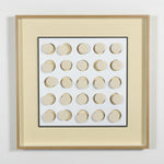 Load image into Gallery viewer, Neutral Disc Grid Framed Art