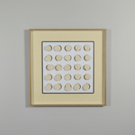 Load image into Gallery viewer, Neutral Disc Grid Framed Art