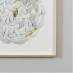 Load image into Gallery viewer, White Feather Medallion Framed Art