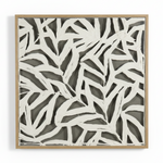 Load image into Gallery viewer, White Leaf Relief Framed Art