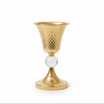 Load image into Gallery viewer, Gold Decorative Stand Vase
