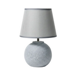 Load image into Gallery viewer, Grey Speckled Globe Table Lamp