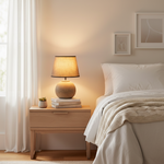 Load image into Gallery viewer, Grey Speckled Globe Table Lamp