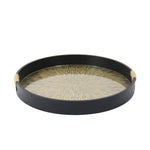 Load image into Gallery viewer, Black & Gold Design Tray