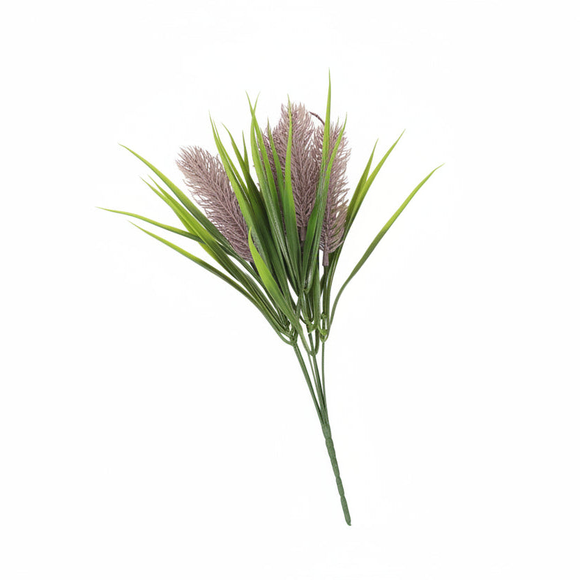 Artificial Purple Grass Spray