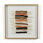 Load image into Gallery viewer, Multicolour Stripe Framed Art
