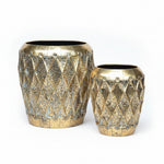 Load image into Gallery viewer, Moroccan-Inspired Metal Planter