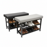 Load image into Gallery viewer, Rectangular Cushioned Stool