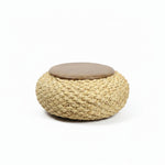 Load image into Gallery viewer, Woven Pouf Ottoman