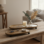 Load image into Gallery viewer, Wooden Oval Platter