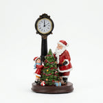 Load image into Gallery viewer, Santa Lamppost Clock