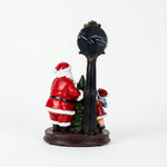 Load image into Gallery viewer, Santa Lamppost Clock