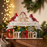 Load image into Gallery viewer, Snowy Cottage Christmas Sign