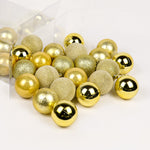 Load image into Gallery viewer, 6cm 30pc bauble pack - gold BA054