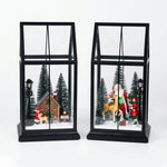 Load image into Gallery viewer, Festive Pane Glass Lantern