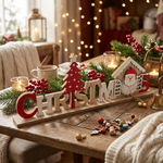 Load image into Gallery viewer, Christmas Village Letter Stand