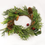 Load image into Gallery viewer, 58cm red berry wreath - Wr012