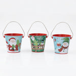 Load image into Gallery viewer, Christmas Character Tin Pail
