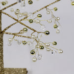 Load image into Gallery viewer, 60cm gold & bead tree MIN025