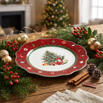 Load image into Gallery viewer, Christmas Dinner Plate