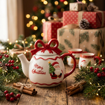 Load image into Gallery viewer, Santa Tea Pot