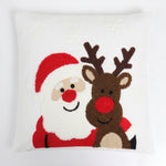 Load image into Gallery viewer, Santa & Rudolph Cushion Cover